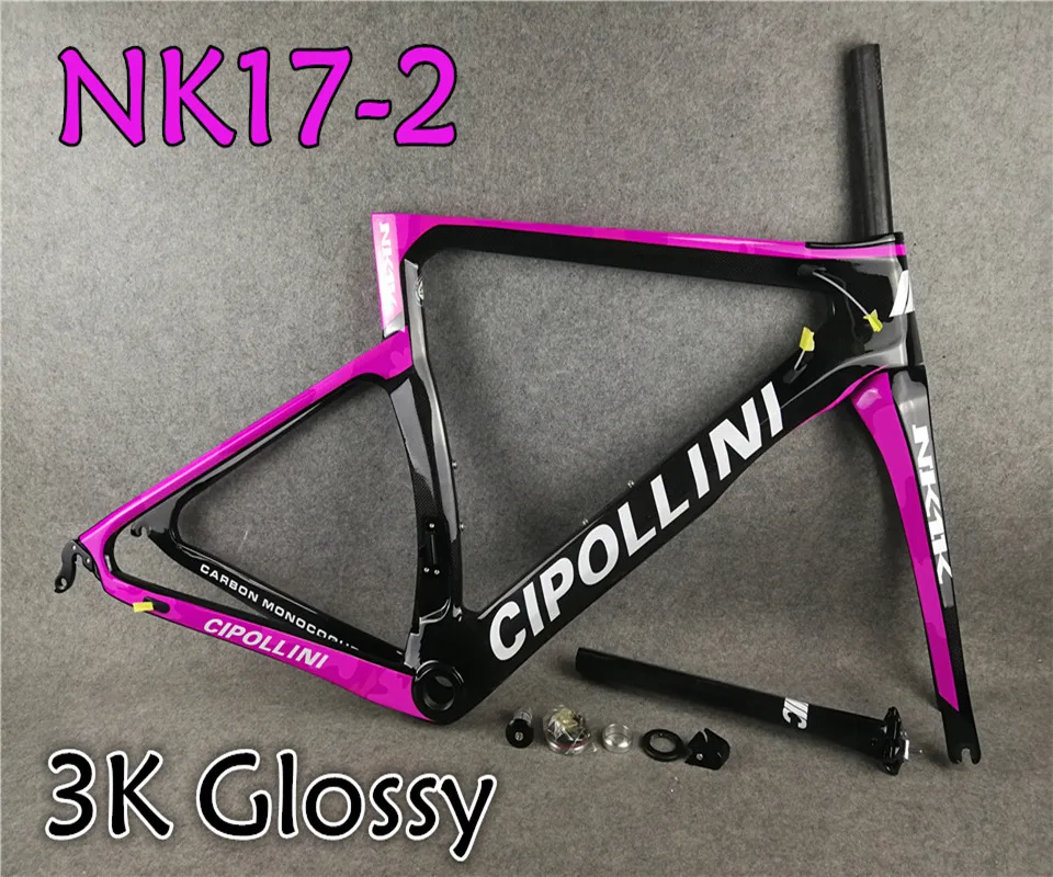 Дизайн для женщин T1000 3 K/1 K Розовый Камуфляж дорожный велосипед Cipollini NK1K карбоновая рама с BB68/BB30 матовая/глянцевая для выбора