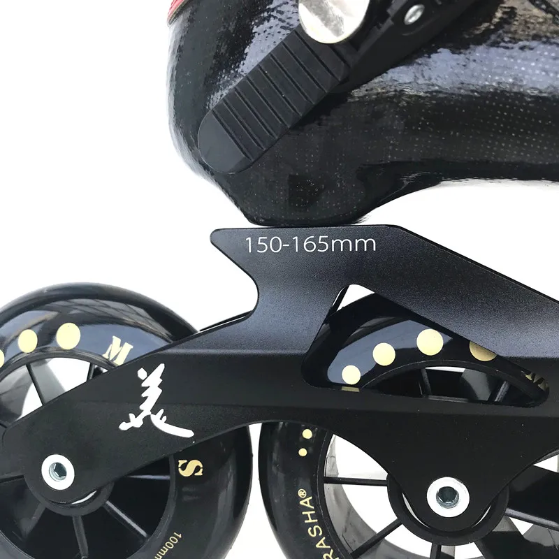 Профессиональная обувь для катания на коньках Детские гоночные ботинки детей 4x100