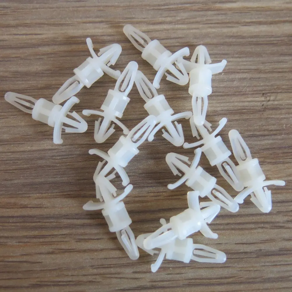 

100Pcs MCS6 Nylon PCB circuit board Spacers Standoff halter fixed clips 4/4.8mm Hole thinkness 2.0/1.6 Locking Snap-In Posts