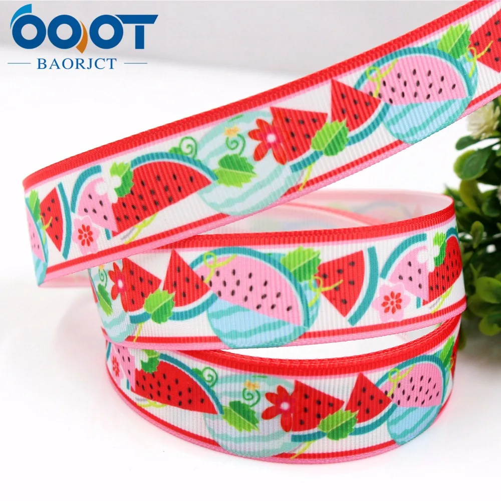 OOOT BAORJCT 175051 22 мм 10 ярдов фрукты ленты Термальность с печатным рисунком grosgrain