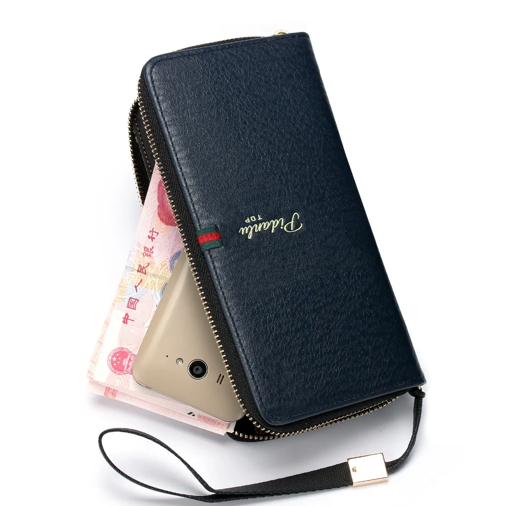 Мужские кошельки винтажный кожаный мужской кошелек портмоне вместительный