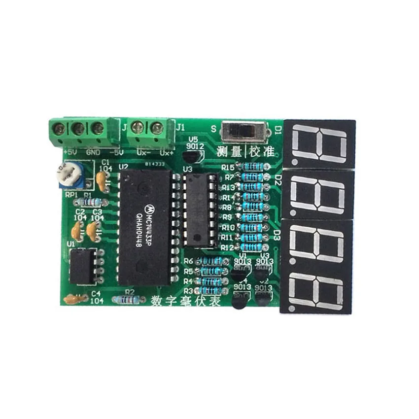 CNIKESIN Diy электронные детали и компоненты навыки обучение цифровой милливольтметр