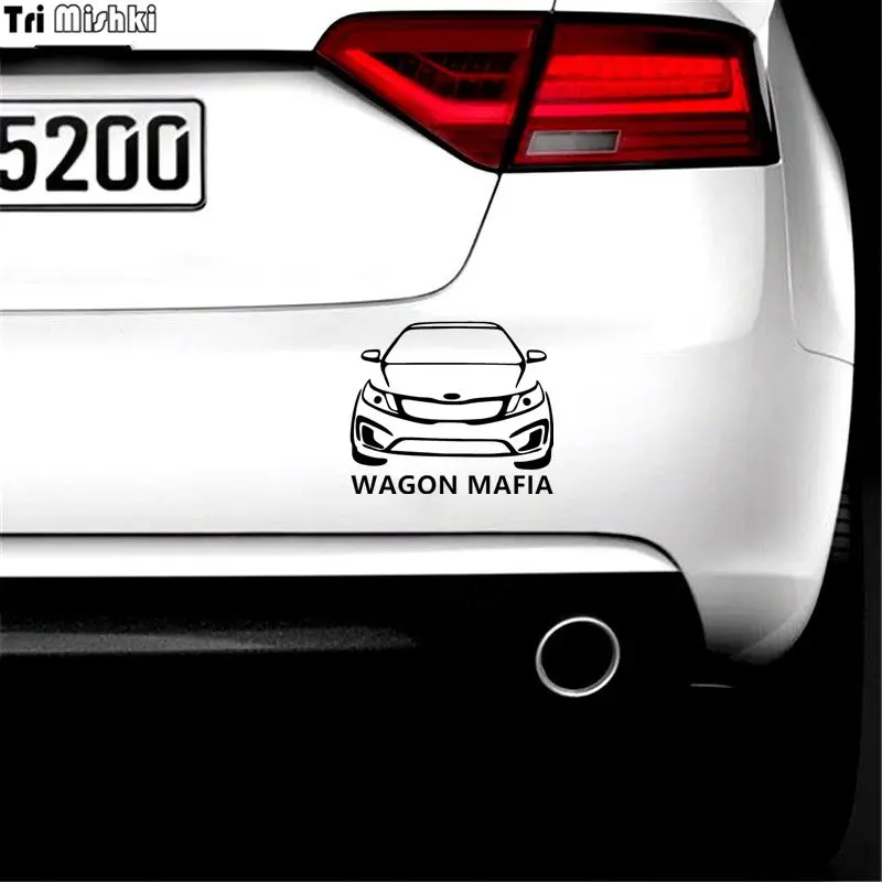 Tri Mishki HZX145 15*17.7см wagon mafia универсал мафия смешная наклейки на авто виниловые