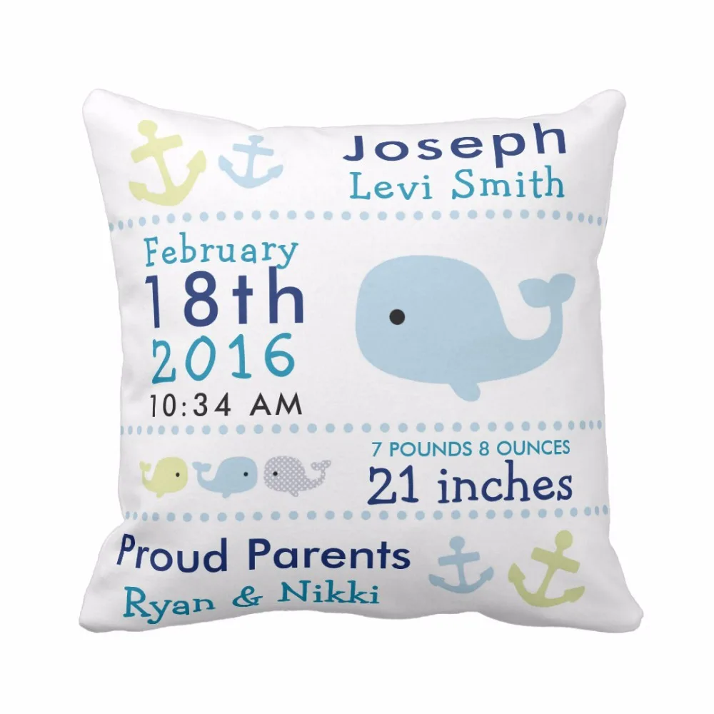 Наволочка для детской подушки из хлопка и полиэстера на заказ|cushion cover|throw pillow