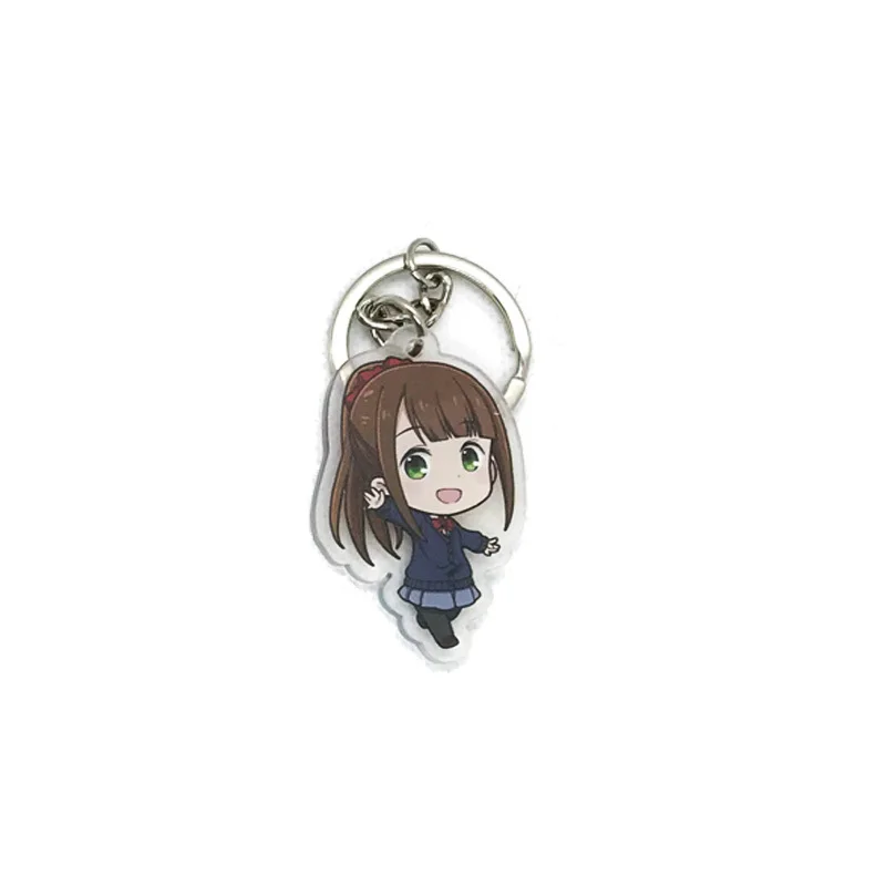 03 Аниме Hitori Bocchi no Marumaru Seikatsu Sunao Nako Hitori Bocchi Косплей акриловый брелок для связки ключей сумка кулон подарки - Цвет: 03