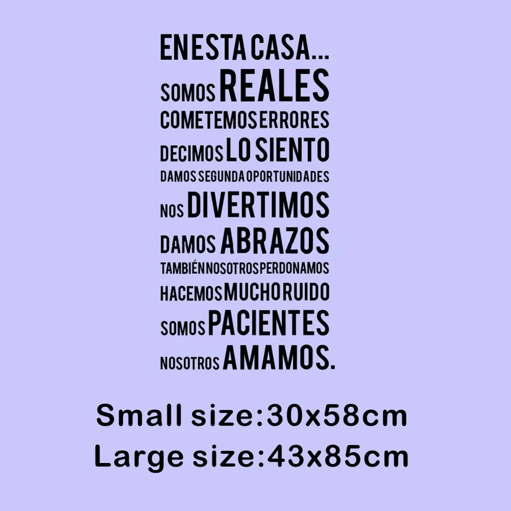 Новые креативные NOSOTROS AMAMOS испанская виниловая наклейка на стену любовь