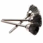 Аксессуары для dremel, 50 шт., 15 мм, Стальная Круглая щетка