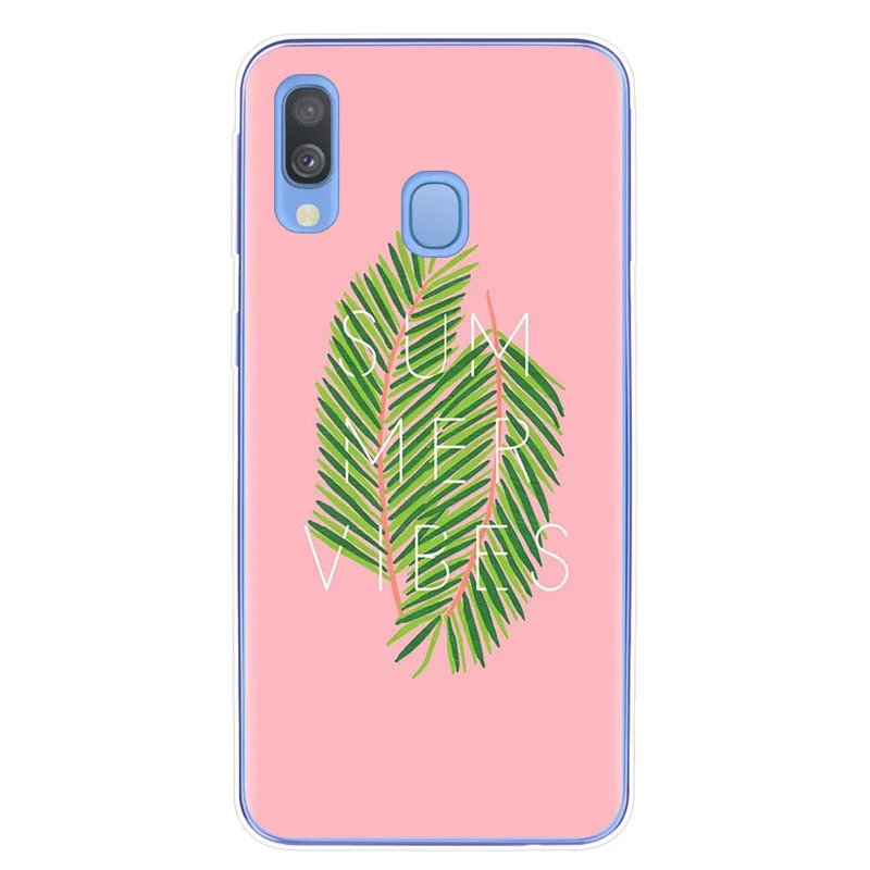 Summer Scenery Cases For Samsung Galaxy A7 A9 A6 A8 Plus A10 A20 A30 A40 A50 A70 Cover Soft Silicone Phone Case Fundas Capa - Цвет: T5876