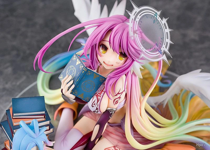 Аниме Нет игры нет жизни Jibril Angel Ver. 1/7 Масштаб Окрашенные ПВХ фигурку