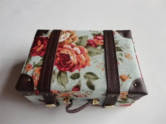 Шарнирная кукла 1:4 коричневый изысканный винтажный маленький чемодан с сумкой