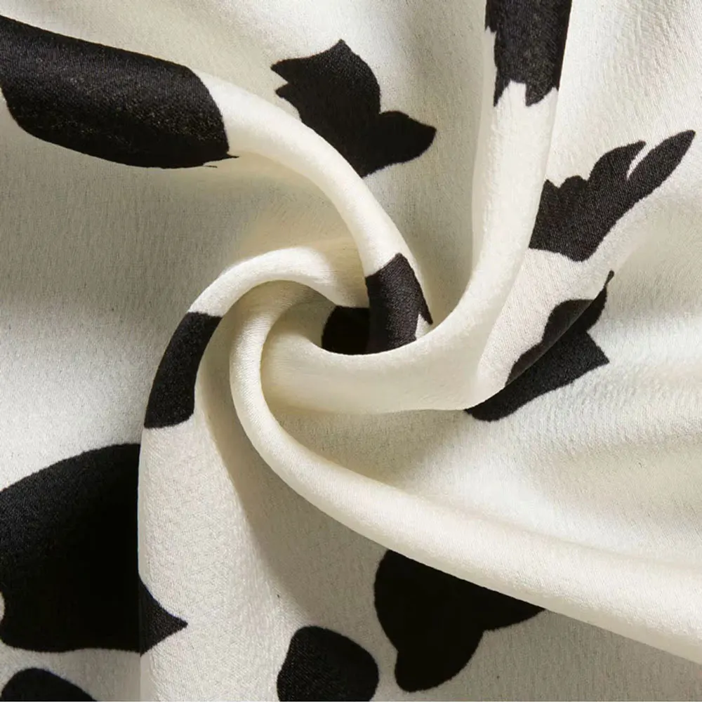 

Flectit 2019 New Fashion Animal Print Sleek Slip Long Dress Women Sexy V-Neck Friesian Cow Printed Cami Dress *