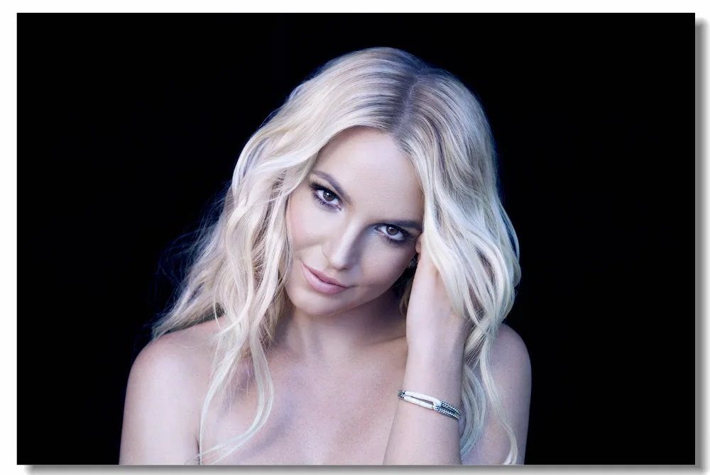 Настенная роспись с принтом на заказ плакат Britney Jean Spears музыкальный певец черные