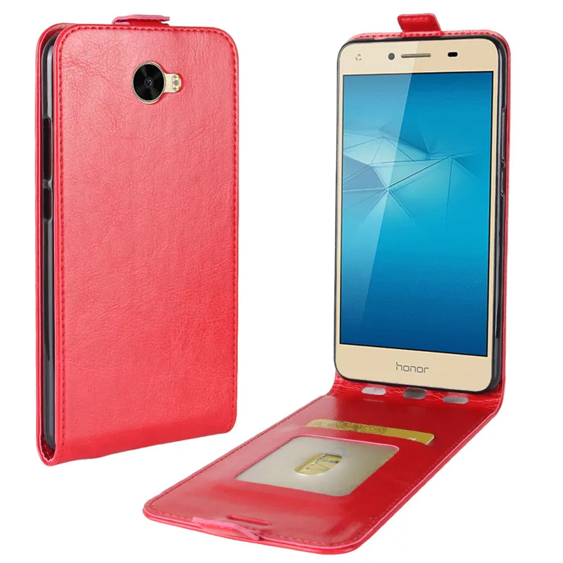 Red Чехол с откидной крышкой чехол для huawei Y5II Y5 II 2 CUN-U29 CUN-L21 CUN-L01 кожаный чехол huawei Y5 II Y5II CUN U29 Y 5ii Lte Y6 Элитный чехол для телефона - Цвет: Red