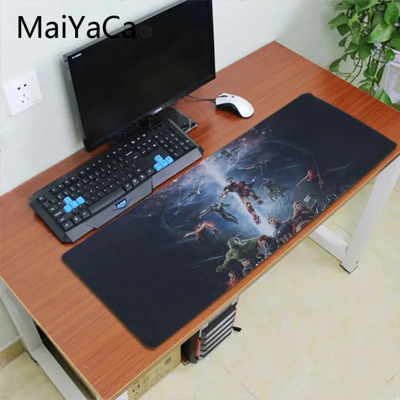 Lock Edge 30x80cm Maiyaca Мстители эндшпиль уникальный настольный коврик игровой коврик для мыши ноутбук ПК игровой коврик большой коврик для мыши геймер Коврик для мыши - Цвет: Lock Edge 30x80cm