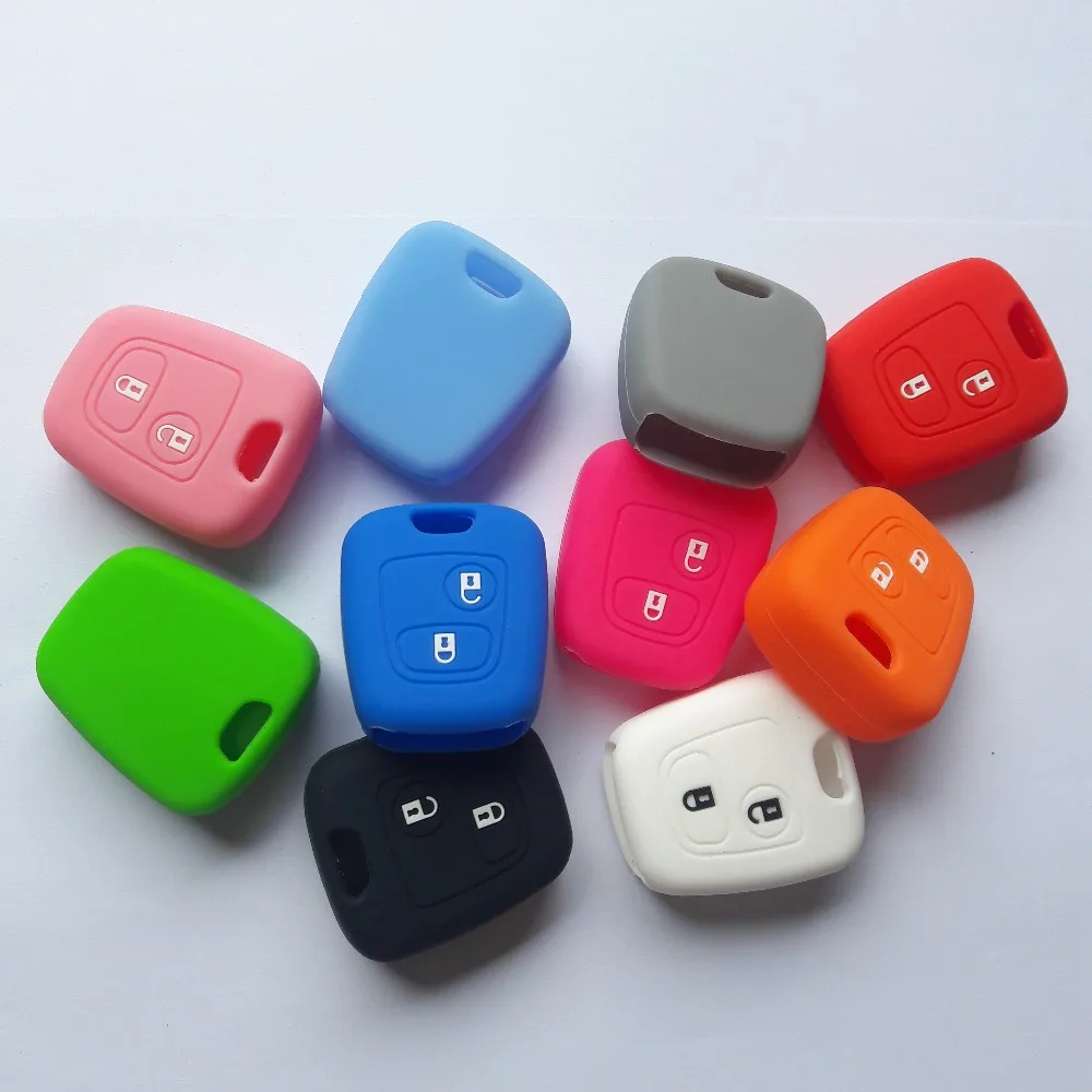Чехол для дистанционного ключа от машины силиконовый чехол Citroen C1 C2 C3 Pluriel C4 C5 C8 Xsara