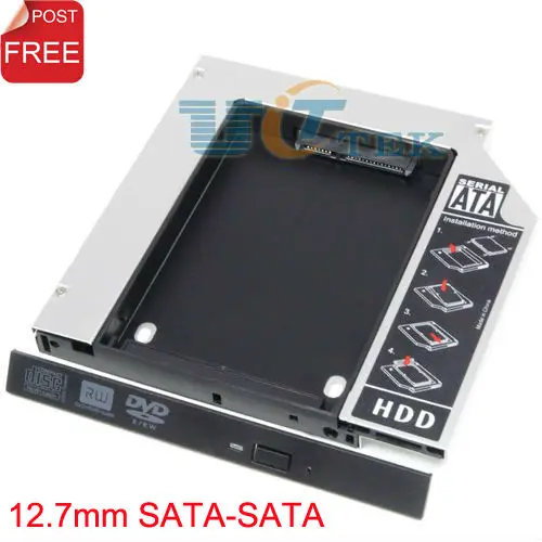 12.7mm SATA Second 2nd HDD Hard Disk Drive Caddy For HP Pavilion DV3 DV4 DV5 DV6 DV7 DV8 CD DVD Optical Bay | Компьютеры и офис