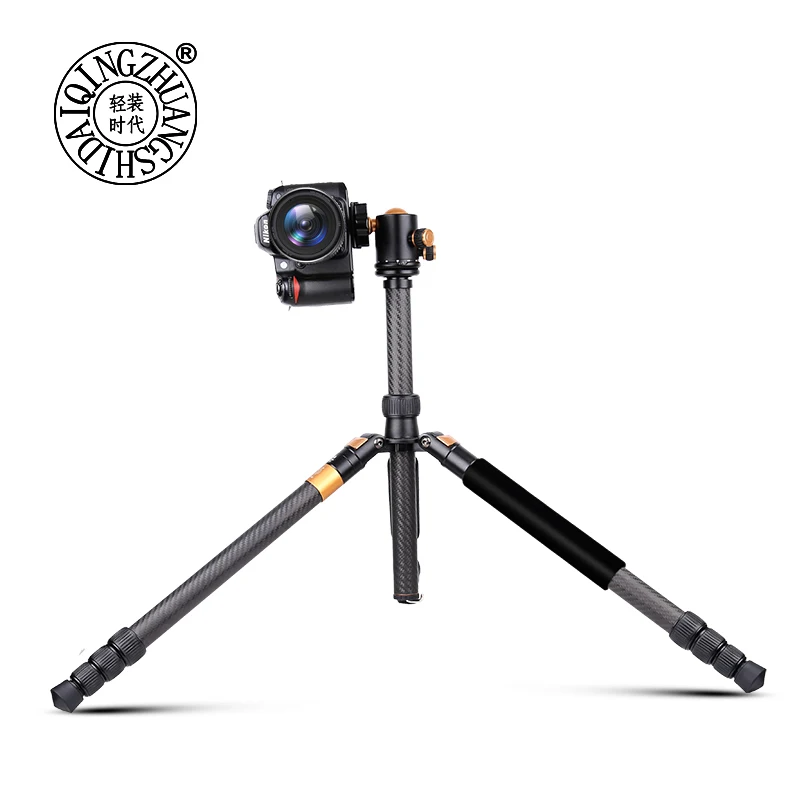 Штатив QZSD Q968C штатив из углеродного волокна с моноподом для dslr камеры Трипод и