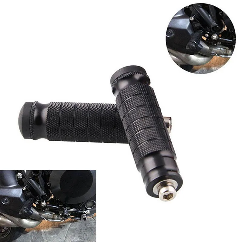 Универсальная прямая педаль для мотоцикла заднего сиденья прищепки ног