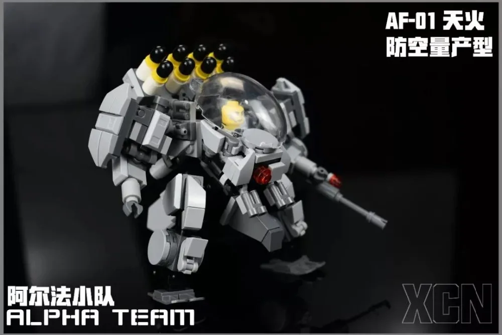 Kennie, Новое поступление, персональные поделки, Mech ALPHA team gundam, модель конструктора, строительные игрушки, фигурка для творческих детей, подарки