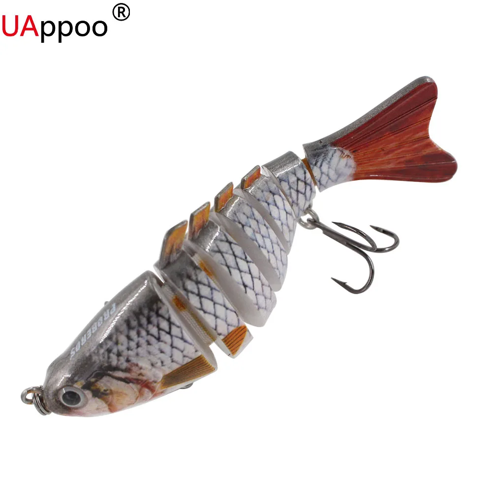 Воблер Реалистичного Рыболовную Приманку 7 Сегмент Swimbait Crankbait Жесткий Bait