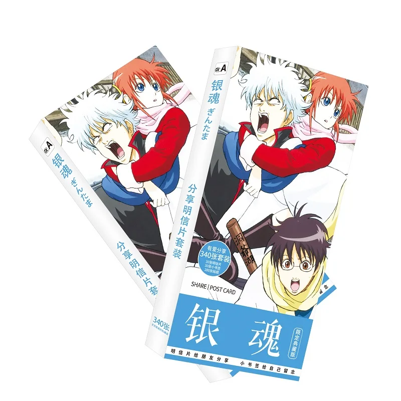 180 шт./компл. для костюмированной вечеринки по японскому аниме «GinTama Почтовые открытки/поздравительная открытка оповещения о сообщениях(в том числе карты/рождества и год подарки