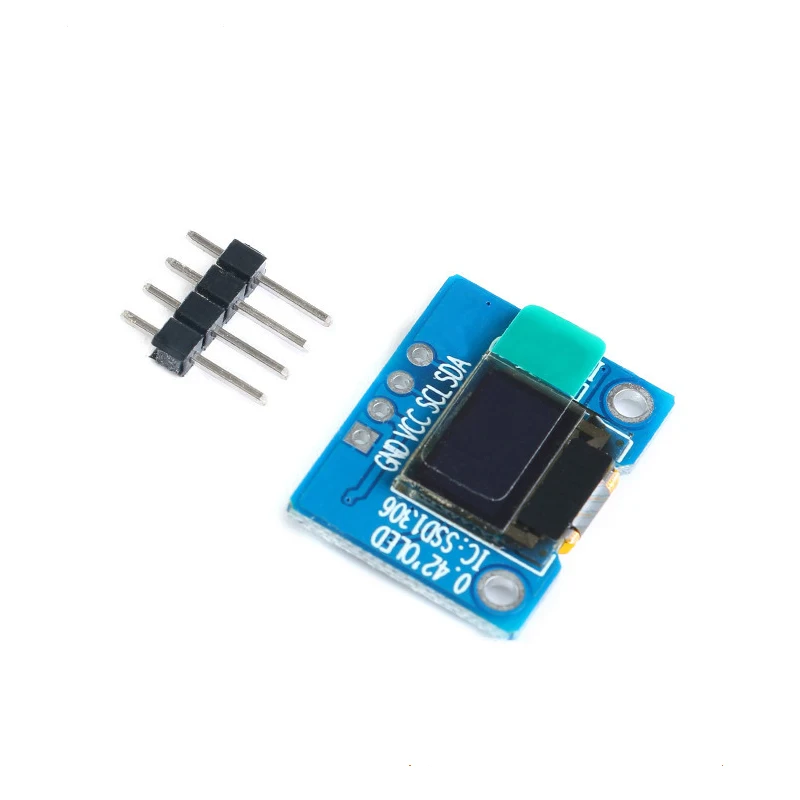 0,42 дюймовый SSD1306 OLED дисплей ЖК-модуль белый IIC/SPI интерфейс ЖК-дисплей модуль 72*40