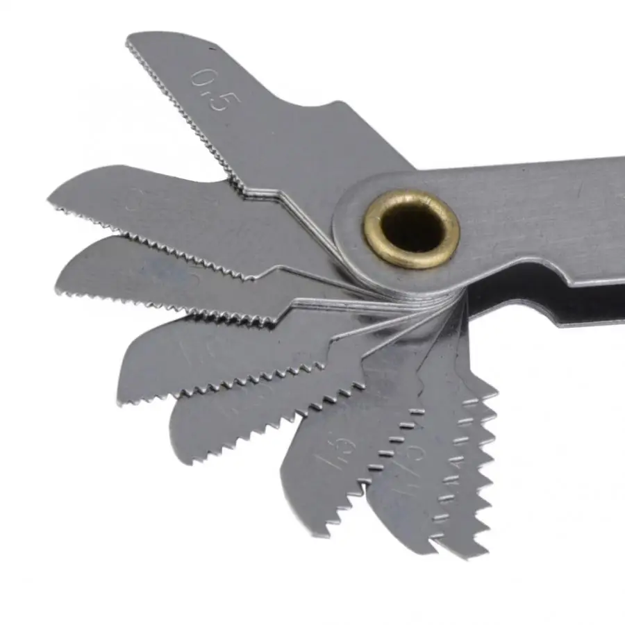 Metric60 градусный винт из нержавеющей стали измеритель шага резьбы измерительный