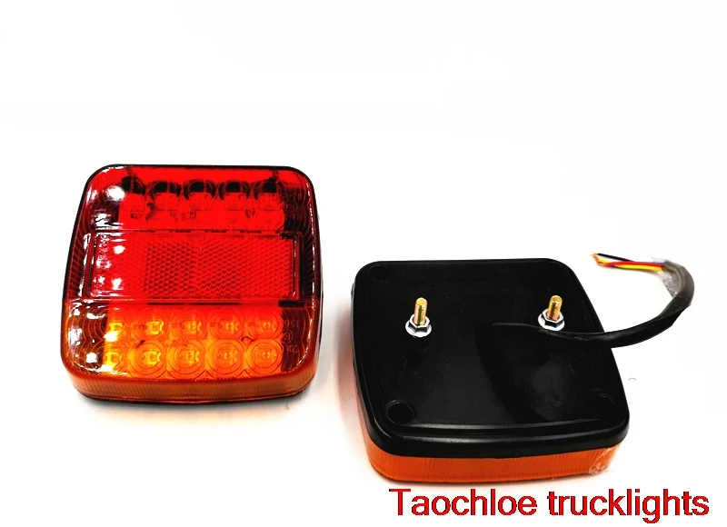 1 пара 12 V 20leds прицеп стоп для грузовика автобуса тормоза задние фары задний свет, обратный загорится индикатор внешний свет