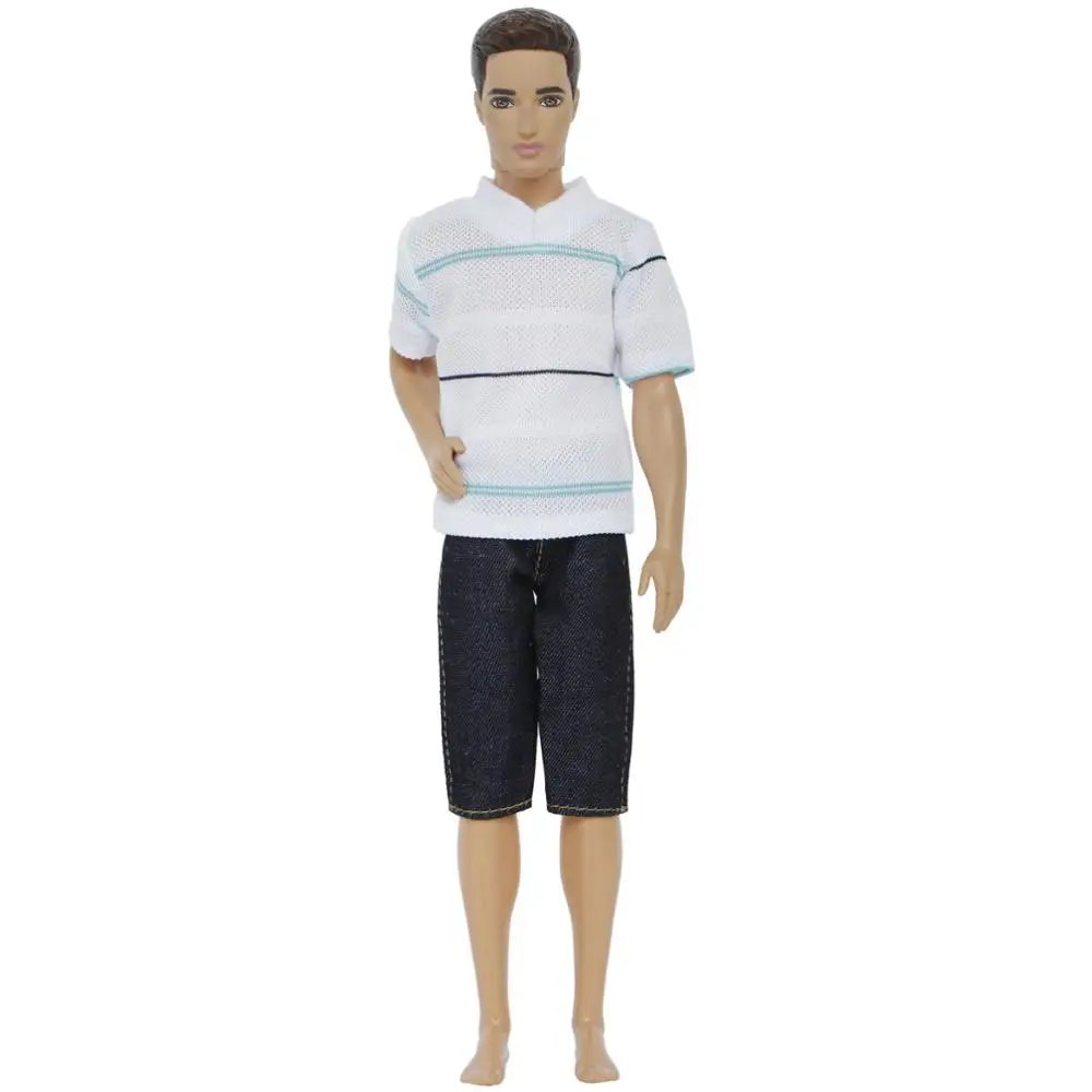 Ручной работы 3 компл./лот наряды смешанный Стиль в полоску Рубашки клетку Топы