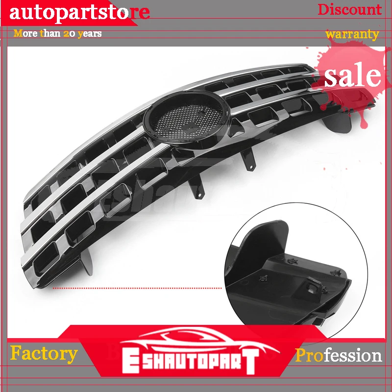 Решетка радиатора для Mercedes Benz ML-Class W164 2005-2008 хромированная сетчатая решетка