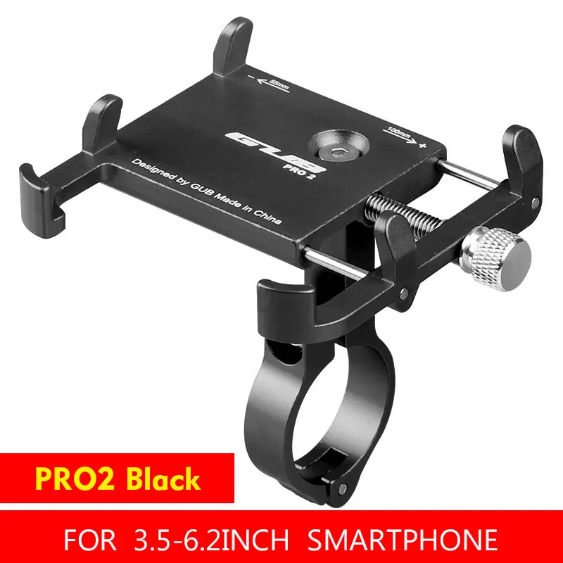 Pro2-Black GUB, универсальный держатель для телефона на велосипед, 3," до 7,15", держатель для смартфона, gps, MTB, велосипедная поддержка для Iphone 7, 8, XS, huawei - Цвет: Pro2-Black