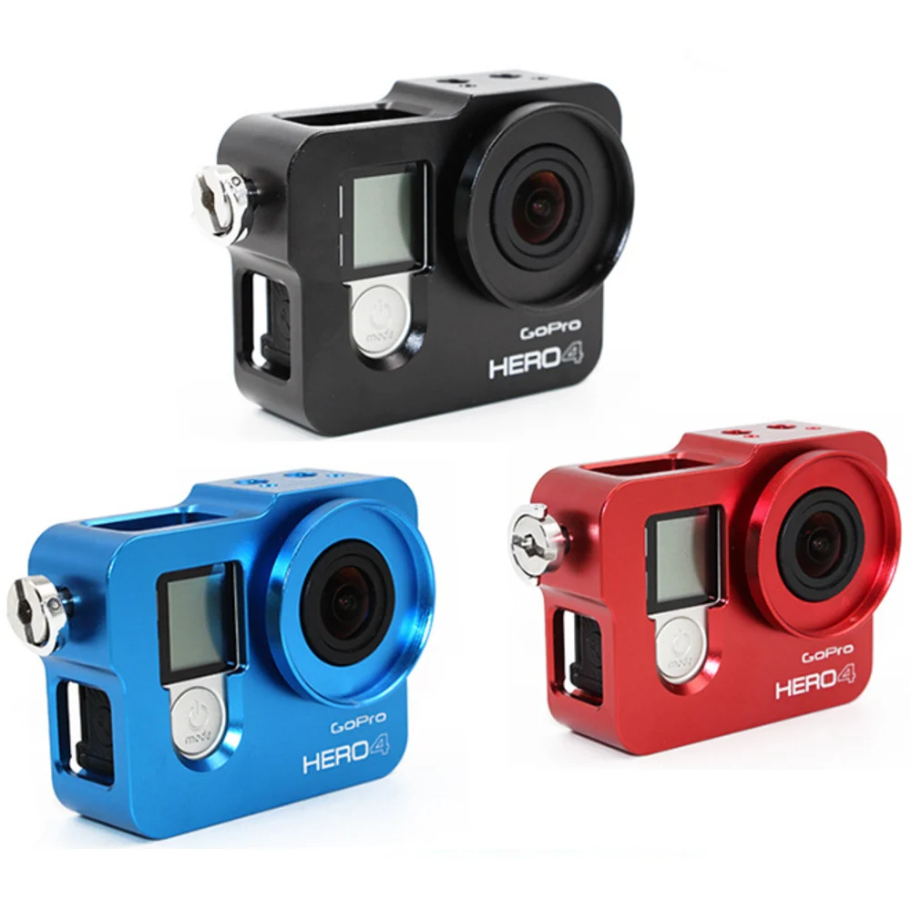 Аксессуары TUYU GoPro HERO4 алюминиевый корпус с рамкой УФ-фильтр EKEN H8R H5S H6S H3R V8s