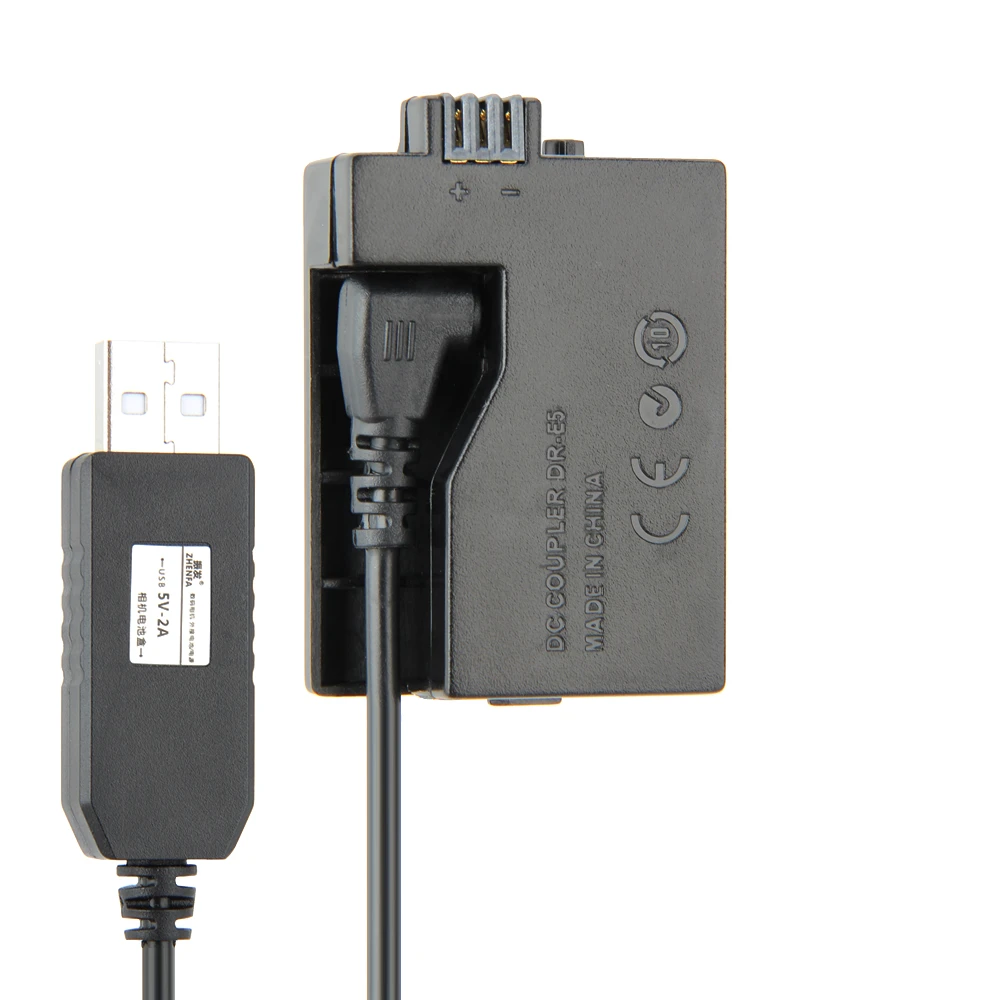 USB-адаптер питания 5 В для Canon EOS 450D 500D 1000D XS XSi | Электроника