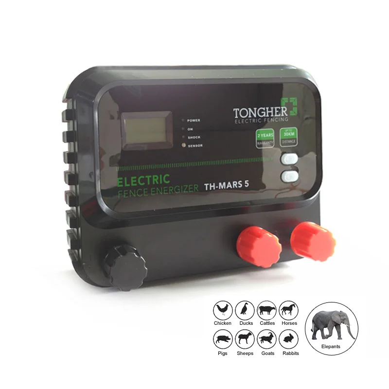 Электрический забор на солнечной батарее силовой Контроллер заряда для крупного