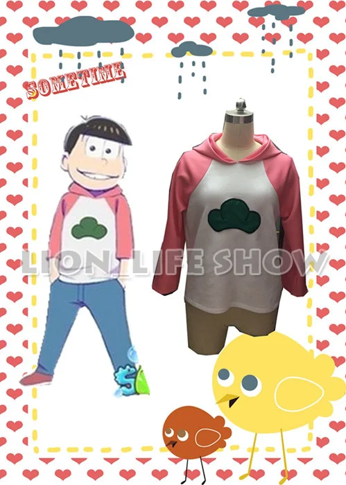 Red Mr Osomatsu San 2rd сезон толстовка с капюшоном свитер для косплея РУБАШКА УНИСЕКС - Цвет: Red