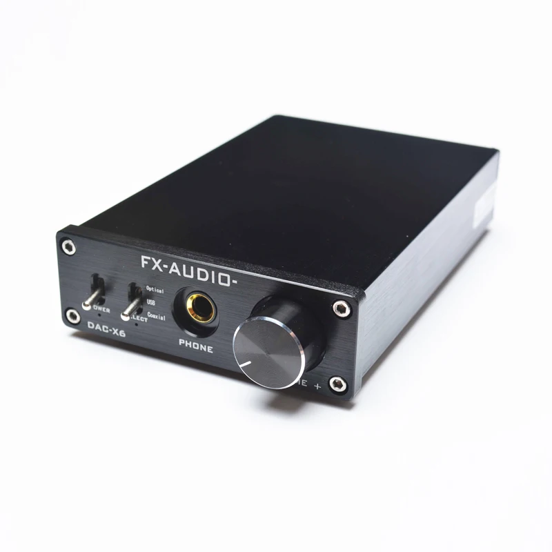 FX AUDIO DAC X6 HiFi 2.0 Цифровой Аудио Декодер ЦАП Входного USB/Коаксиальный/Оптический