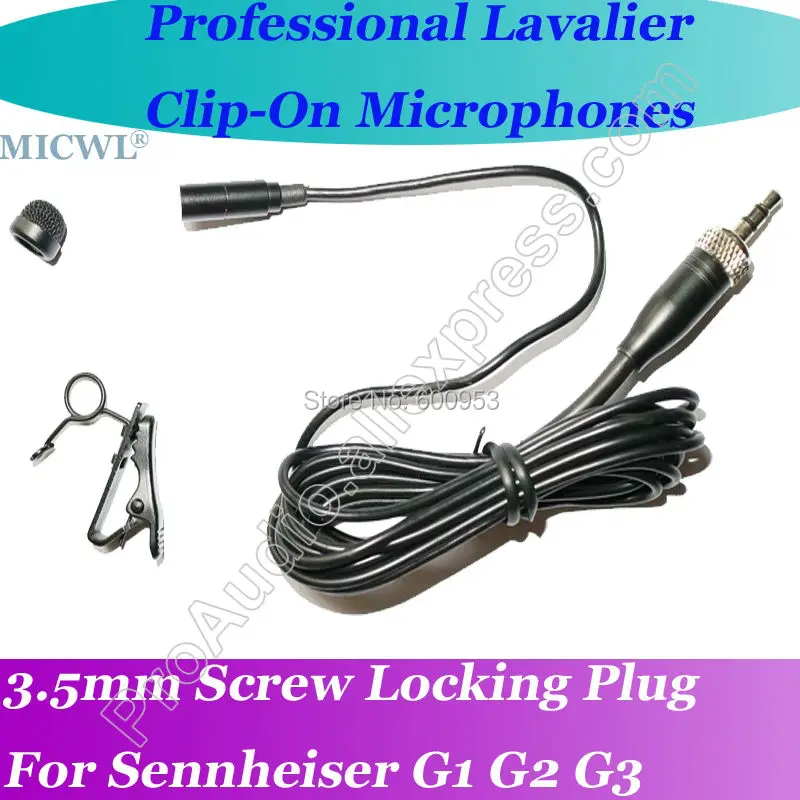 В наличии! Петличный микрофон MICWL для Sennheiser EW G1 G2 G3 с металлической крышкой|microphone