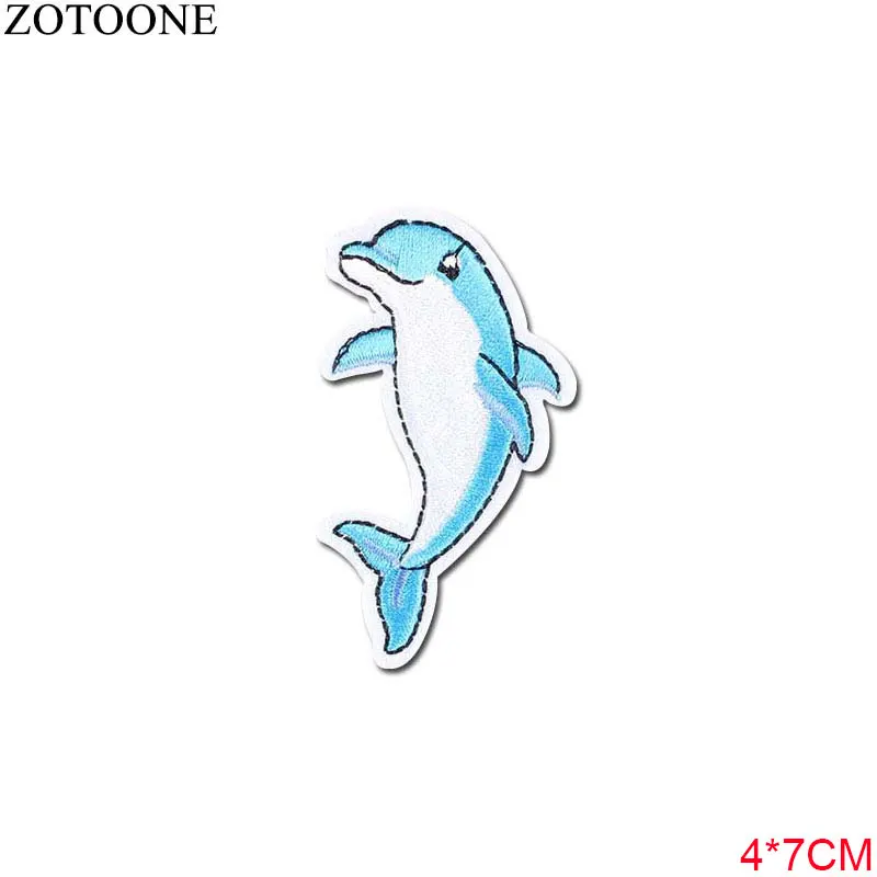 ZOTOONE Милая нашивка в виде животного для одежды, железная вышитая аппликация для шитья, нашивки для шитья, эмблема на ткани, аксессуары для одежды DIY G