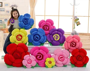 Детская мягкая подушка в форме цветка, 4 размера