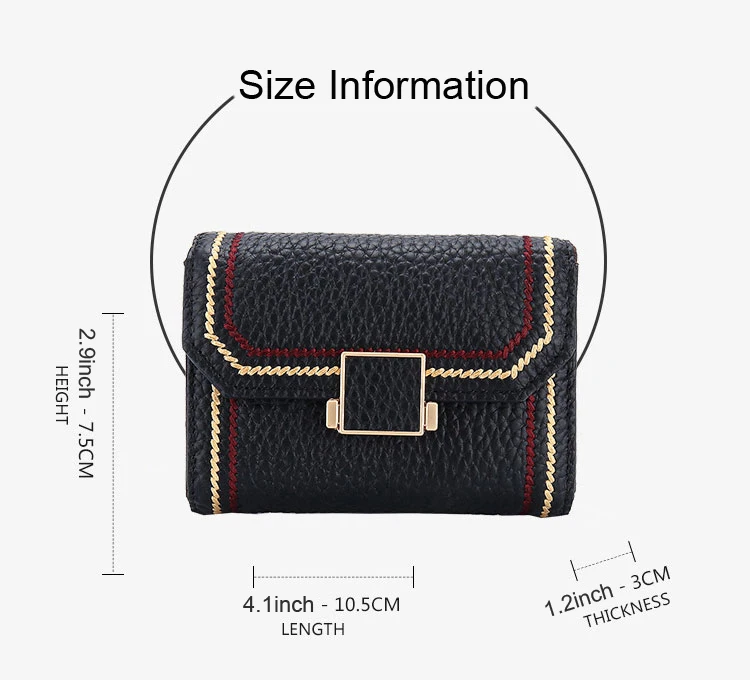 Luxury Brand Designer Card Holder Women Genuine Leather Small Wallet ID Credit Cards Case Leather Hasp Card Bag New INS Hot