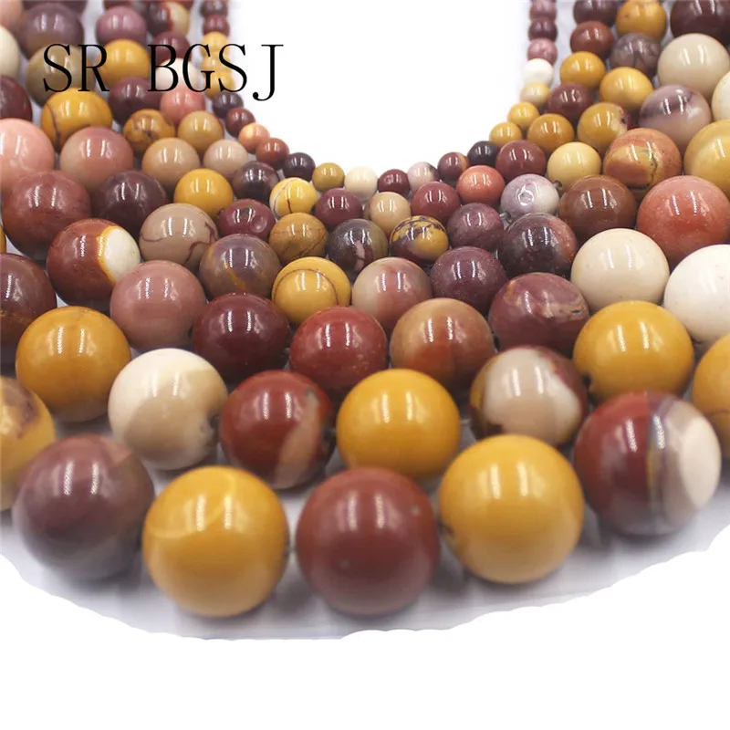 Free Shipping 4mm 16mm Wholesale Mookaite Jaspers Gems Loose Natural Round Stone Beads DIY String 15&quot|Бусины| |
