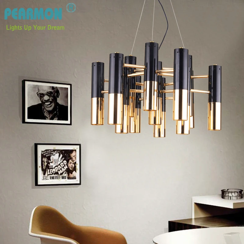 Современные Алюминий Nordic минимализм подвесные светильники Post современные