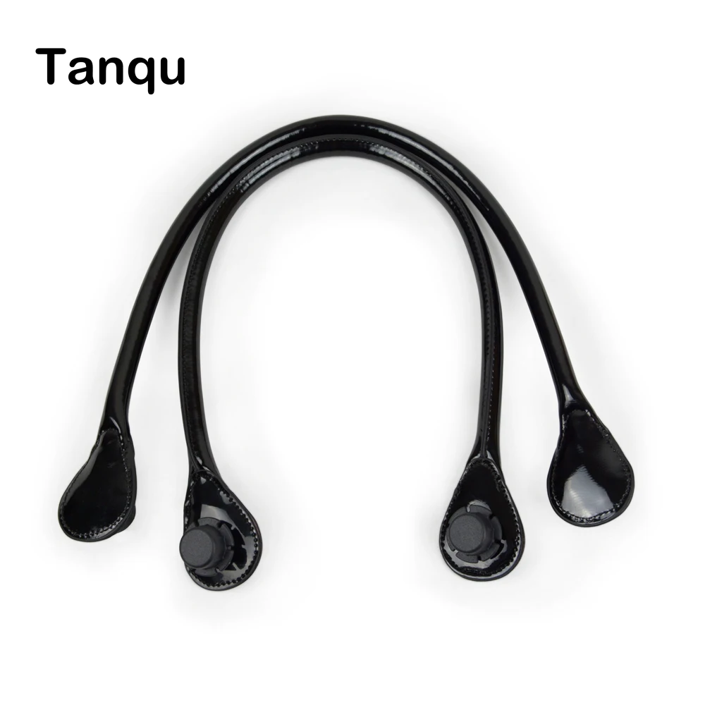 Короткая Длинная блестящая Лаковая ручка TANQU для Obag Классическая мини из