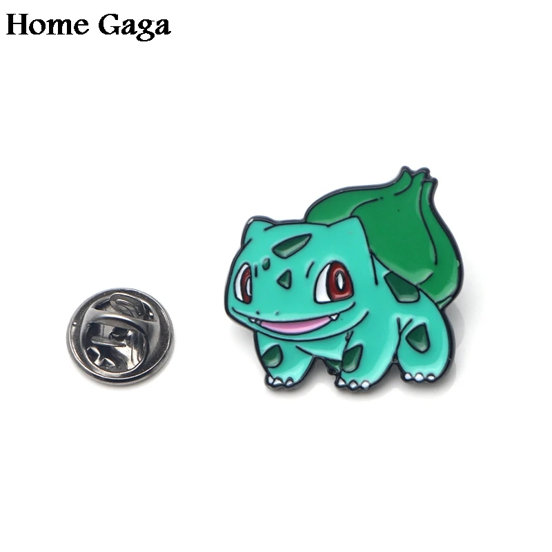 1 Homegaga карманные монстры Bulbasaur цинковые булавки для рюкзака одежда медаль для сумки рубашки значки броши для мужчин и женщин D1715 - Цвет: 1