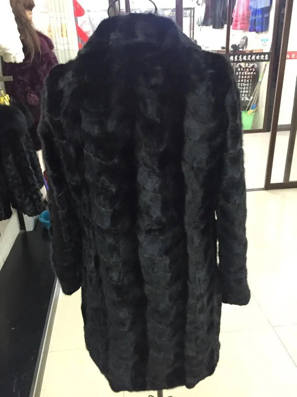 Женское натуральное Норковое меховое пальто Модное теплое | Женская одежда