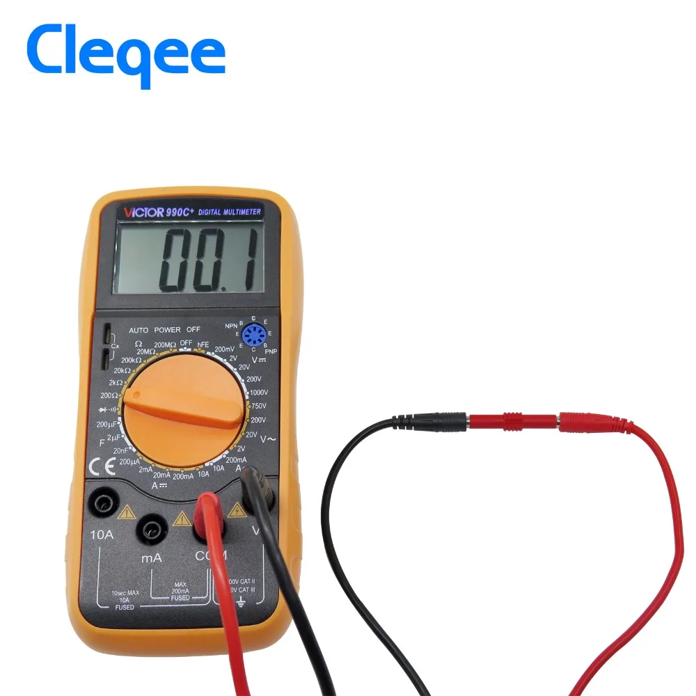 Cleqee P1041 1 комплект м 4 мм штекер банан-Банан мягкий Тестовый Кабель для домов на