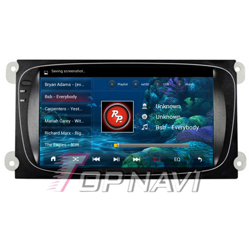 Автомобильный GPS навигатор Topnavi 4 ядра Android 6 0 для Ford Focus Авторадио мультимедиа