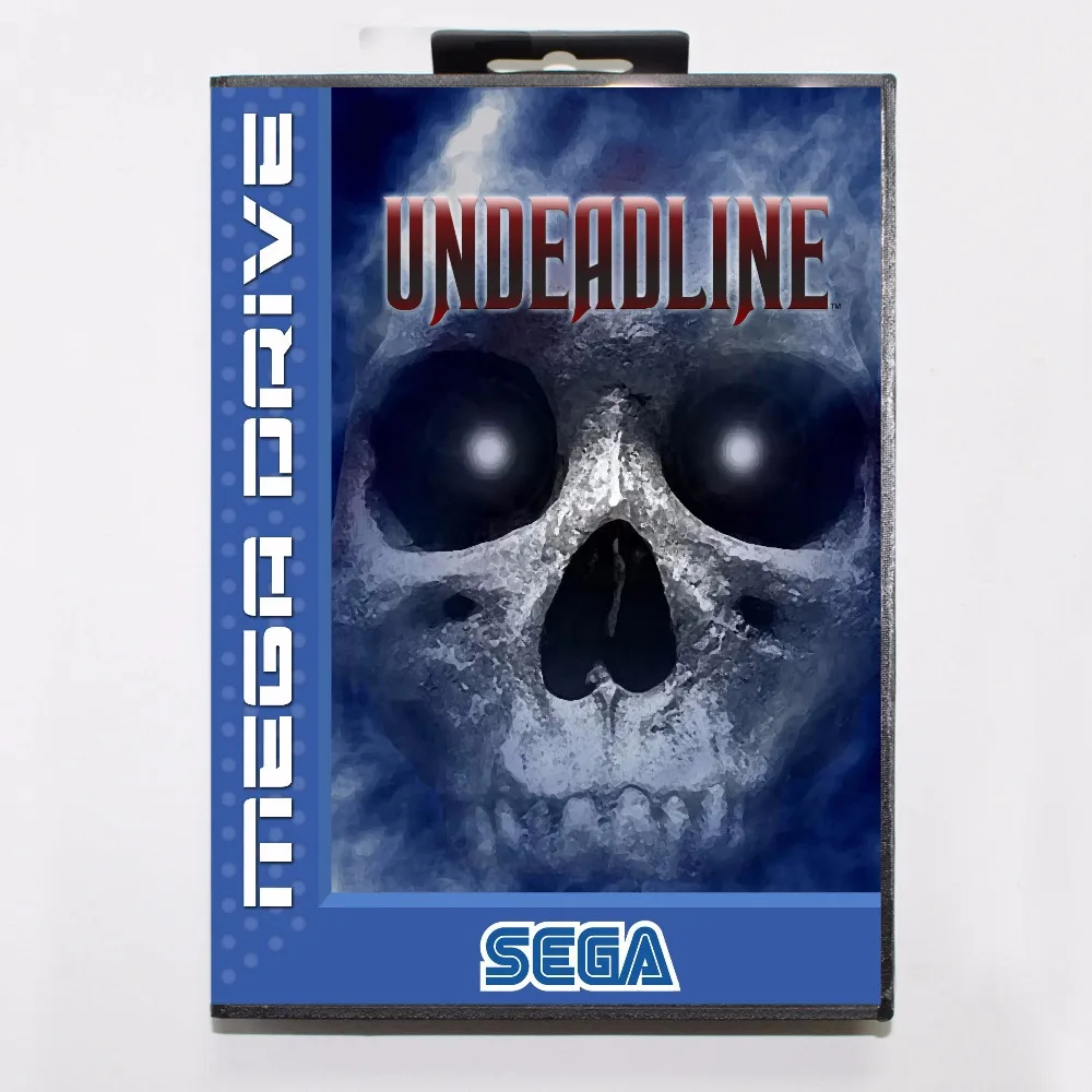 Undead линия 16 бит MD карточная игра с коробку для Sega игры Mega Drive/ Genesis|undead line|16 bitmd game |
