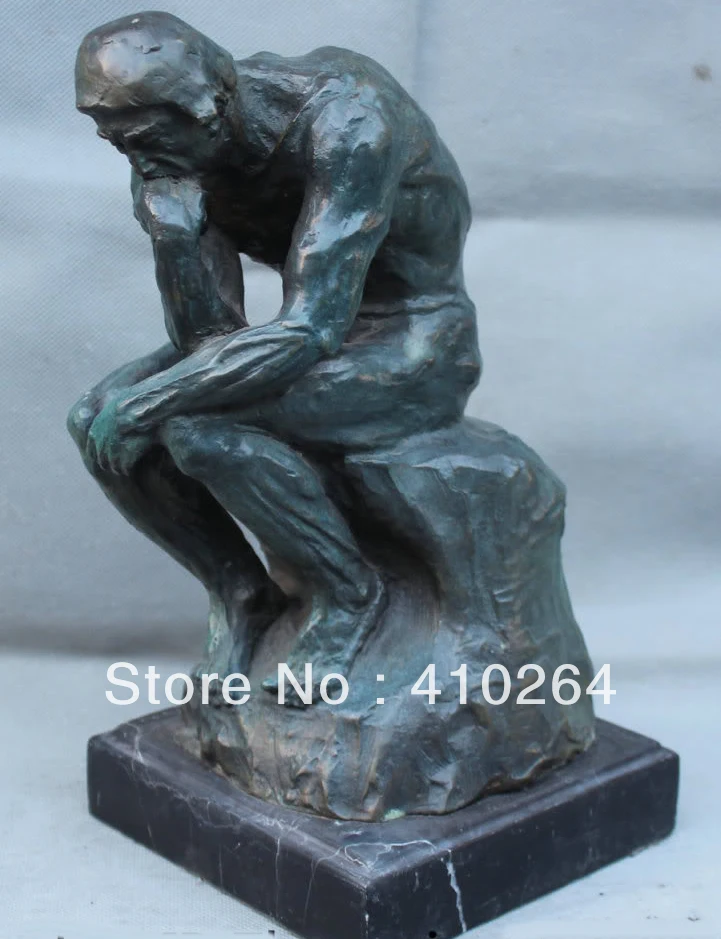 Хорошая скидка] Бесплатная доставка Изысканная 12 &quotРодин знаменитый мыслитель