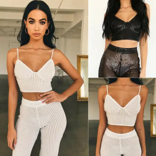 Для женщин пикантные Sequin Bralet Бюстгальтер Бюстье Cami Unpadded однотонные тонкий